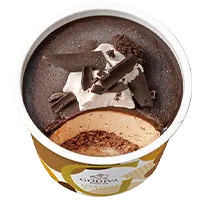 ミルクチョコレート&ヘーゼルナッツ カップケーキアイス