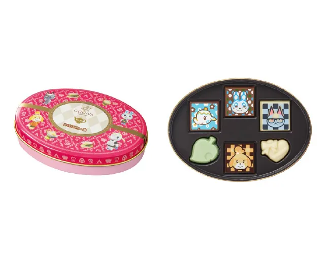 「ゴディバ meets どうぶつの森 アソートメント/Pink 6粒入」