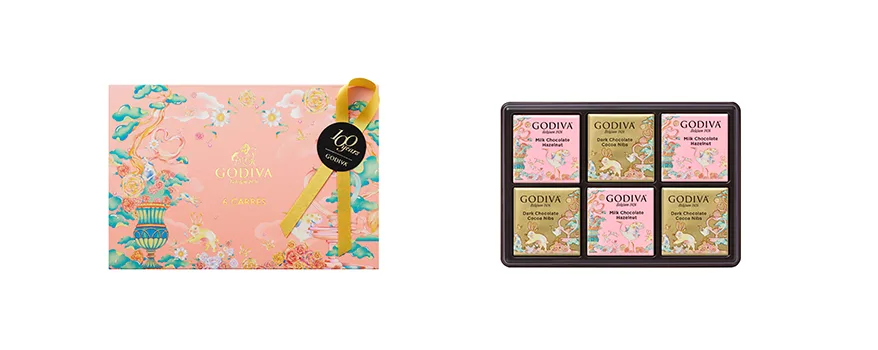 「ゴディバ アーリースプリング カレ アソートメント 6枚入」