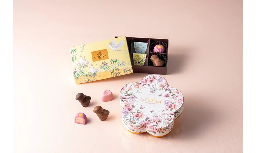 新たな一歩を踏み出す季節、ゴディバのスプリングコレクション「羽ばたく 花咲く春」～2026年3月16日（月）より季節限定販売～