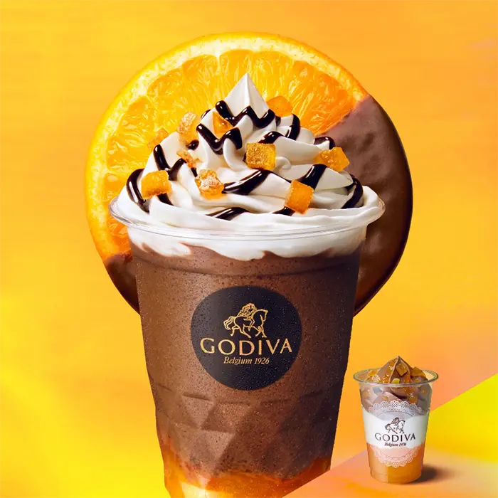『せとか』を使用した、ゴディバのチョコレートドリンクとソフトクリームが登場「ダークチョコレート せとか オランジェ ショコリキサー」「ダークチョコレート せとか オランジェ ソフトクリーム」～2026年9月4日（金）より～