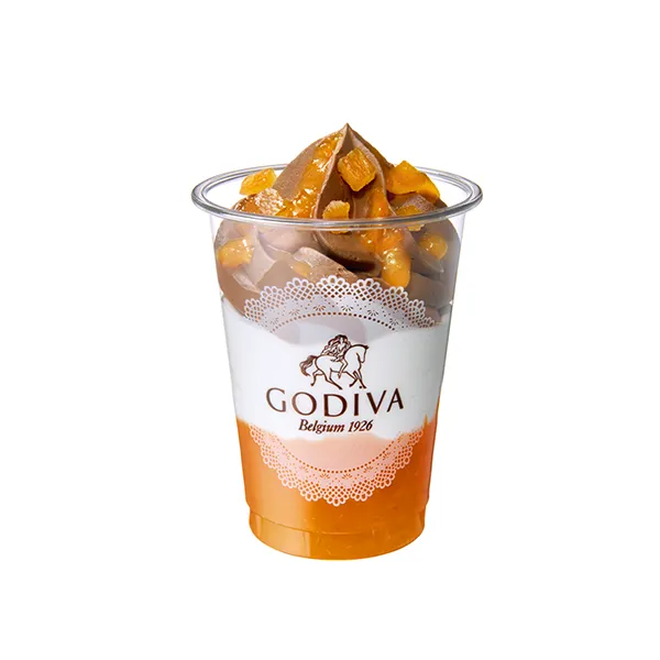 「ダークチョコレート せとか オランジェ ソフトクリーム」