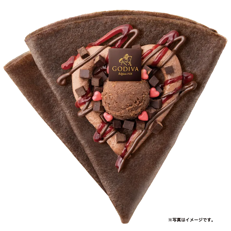 スペシャルクレープ ストロベリー生チョコレート