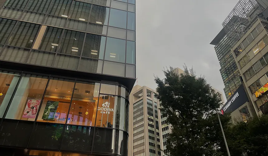 【画像①　曇天の日比谷】