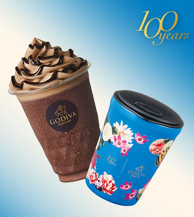 ゴディバ100周年タンブラー＆エクアドル カカオ71％ ダークチョコレート ショコリキサー