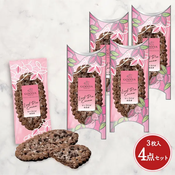 【4点セット】リーフパイ カカオ（3枚入）
