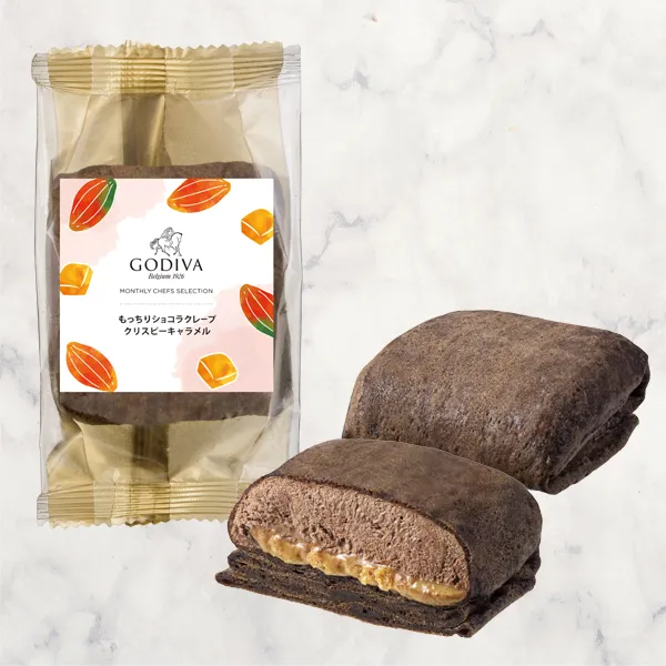 もっちりショコラクレープ クリスピーキャラメル