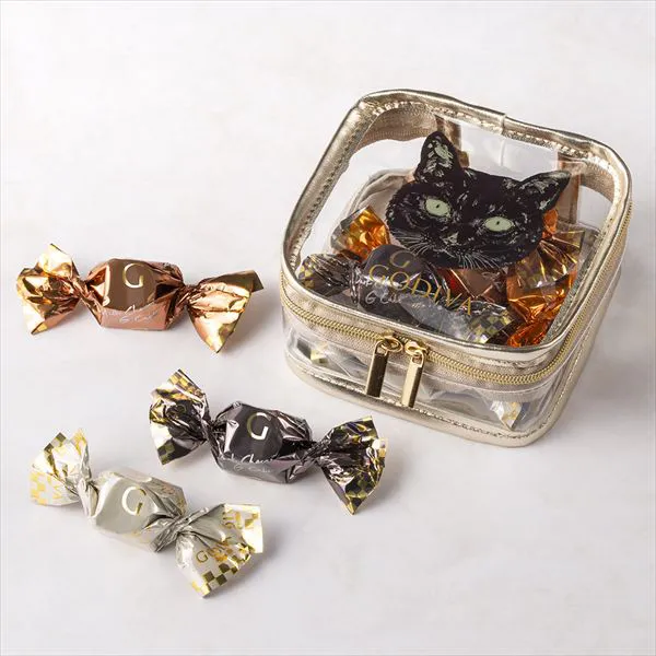 ゴディバ ブラックキャット コレクション G キューブ アソートメント（9粒入）ポーチ付き