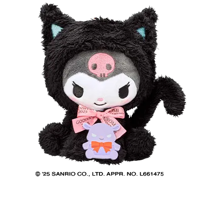 ゴディバ ブラックキャット コレクション +クロミ ぬいぐるみチャーム オンラインショップ限定