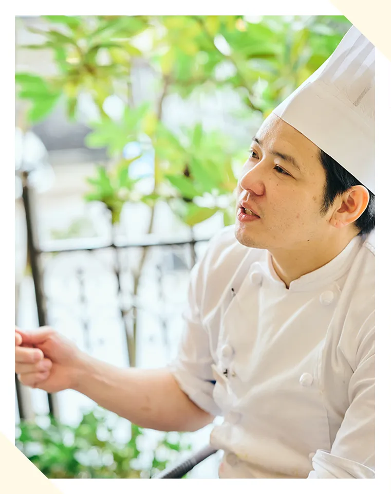 シェフパティシエ　新居 隆嗣さん