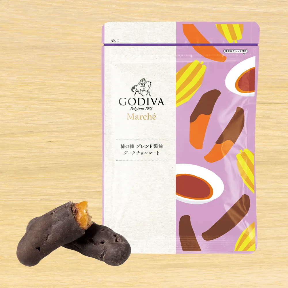 柿の種 ブレンド醤油 ダークチョコレート