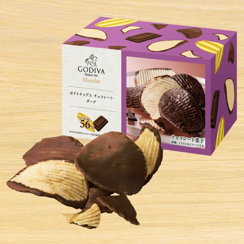 ポテトチップス チョコレート ダーク