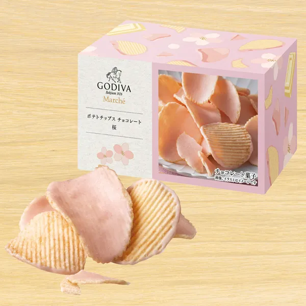 ポテトチップス チョコレート 桜