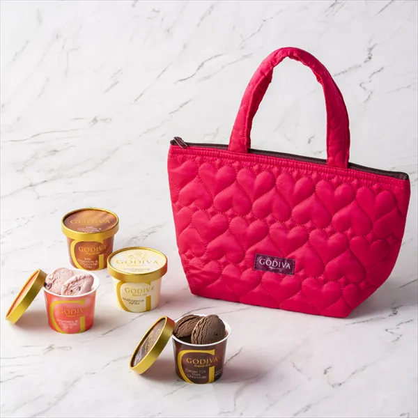 120mlカップアイスクリーム4個+オリジナル保冷バッグセット